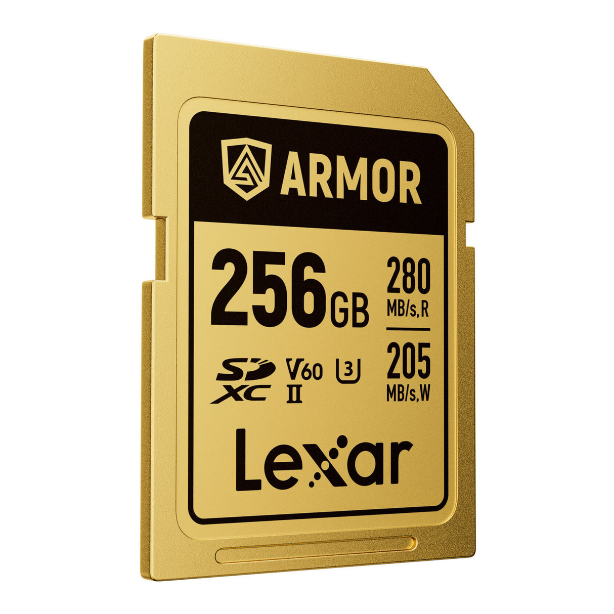 Lexar Professional ARMOR GOLD 256GB UHS-II V60 SDXC Memory Card