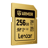 Lexar Professional ARMOR GOLD 256GB UHS-II V60 SDXC Memory Card