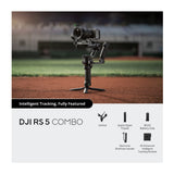 DJI RS 5 Camera Gimbal Combo Kit with AI Tracking Module & Briefcase Handle