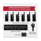 Cobra Performa 400 2-Channel Waterproof Business Two-Way Radios (6-Pack) (Open Box)