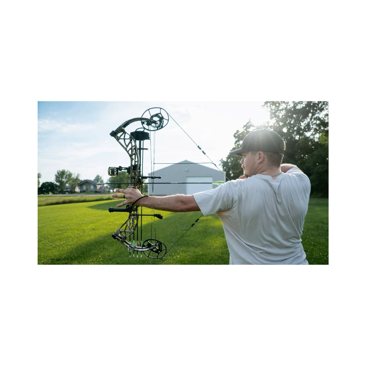 Bear Archery Adapt 2 HP RTH Right-Hand Compound Bow (55-70 lbs) - Mossy Oak Bottomland
