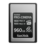 SanDisk 960GB PRO-CINEMA CFexpress Type A Memory Card (Open Box)