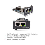 CyberPower Network Management Card for Remote UPS and ATS PDU Monitoring