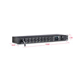 CyberPower PDU41001 Switched PDU (Derated to 12A), 8 Outlets, 1U Rackmount