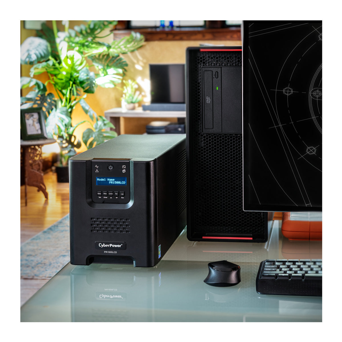 CyberPower PR1500LCD Smart App Sinewave UPS