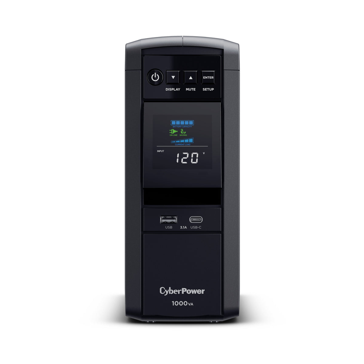 CyberPower CP1000PFCLCD PFC Sinewave UPS System Battery Backup (UL Certified)