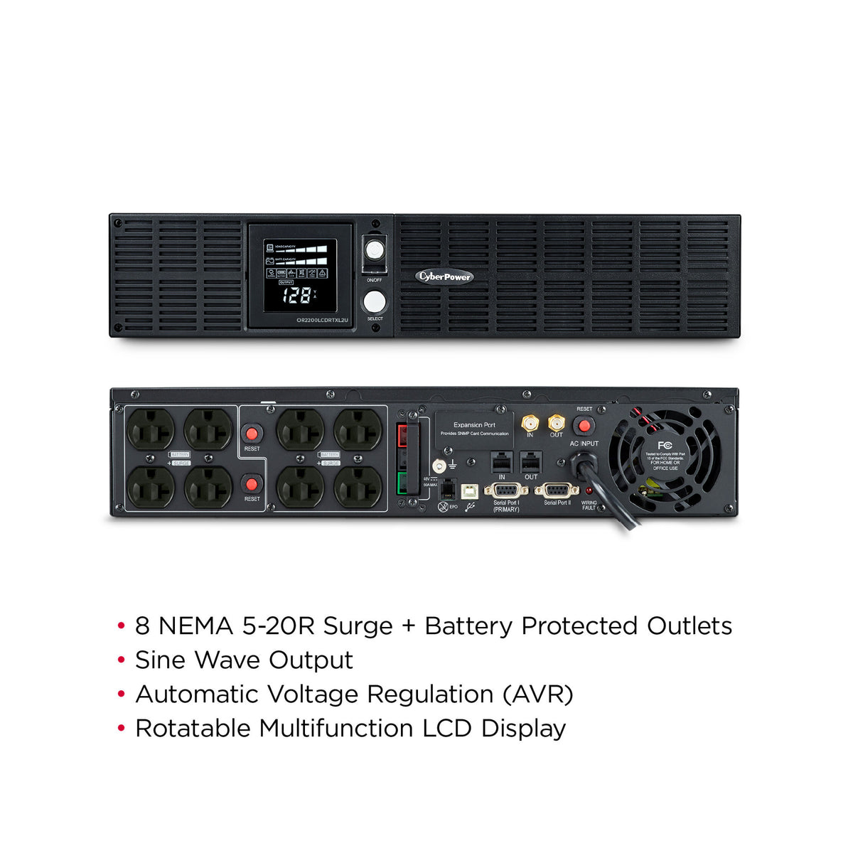 CyberPower PFC Sinewave 2000VA UPS Battery Backup and Surge Protector