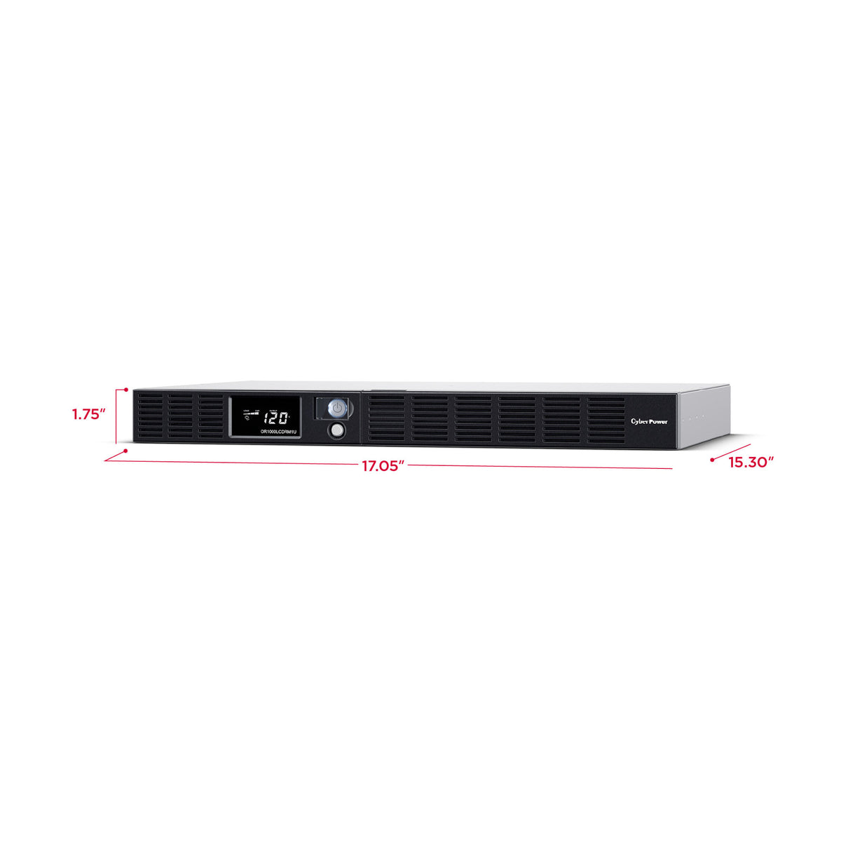 CyberPower OR1000LCDRM1U Smart App LCD UPS Battery Backup and Surge Protector