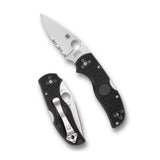 Spyderco Native 5 Lightweight FRN Folding Knife, Black