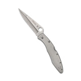 Spyderco Plain Edge Police Model Folding Knife with VG-10 Steel and Back Lock