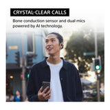 Sony LinkBuds Clip Open-Ear Truly Wireless Earbuds (Black)