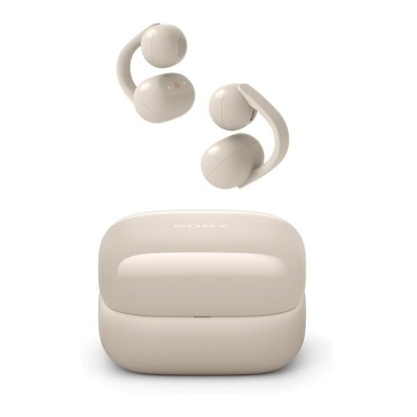 Sony LinkBuds Clip Open-Ear Truly Wireless Earbuds (Greige) (Open