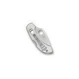 Spyderco Dragonfly Folding Knife - VG-10 PlainEdge Blade, Stainless Steel Handle, Back Lock
