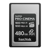 SanDisk 480GB PRO-CINEMA CFexpress Type A Memory Card