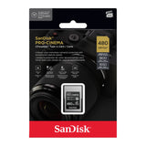 SanDisk 480GB PRO-CINEMA CFexpress Type A Memory Card