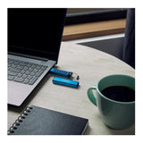 Kingston IronKey Keypad 200 Series 64GB USB-A Encrypted Flash Drive (Blue)