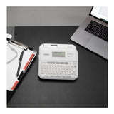 Brother PT-D410 Desktop Label Maker with Hard Case and Laminated Tape Bundle