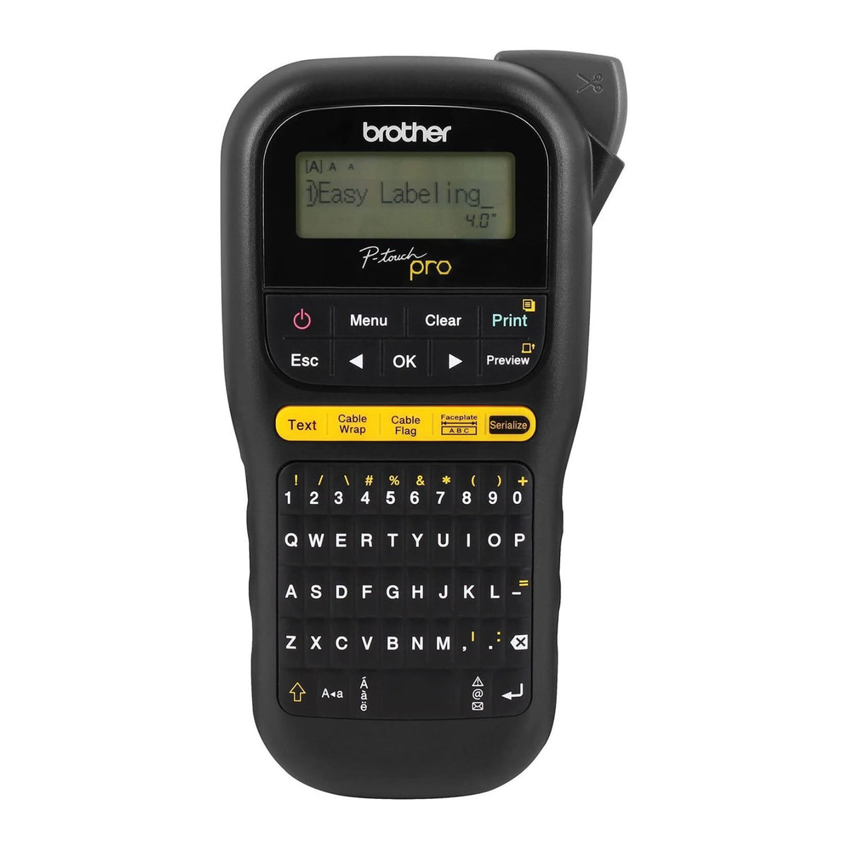 Brother PTH111 P-Touch Pro Label Maker Bundle with Laminated Tapes and Case