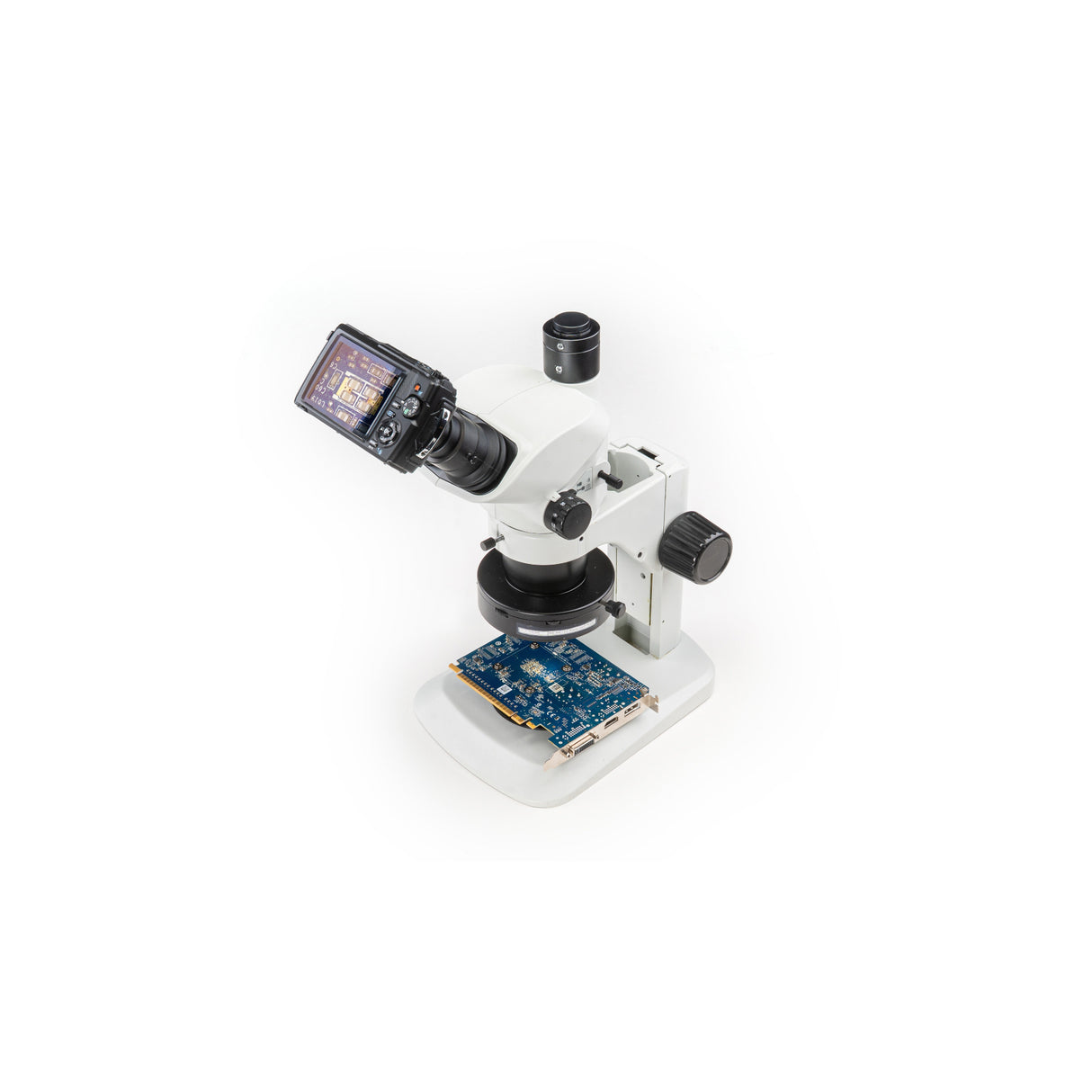 OM SYSTEM TG-7 INDUSTRY Digital Camera with NY-TGV Microscope Adapter Kit (Black)