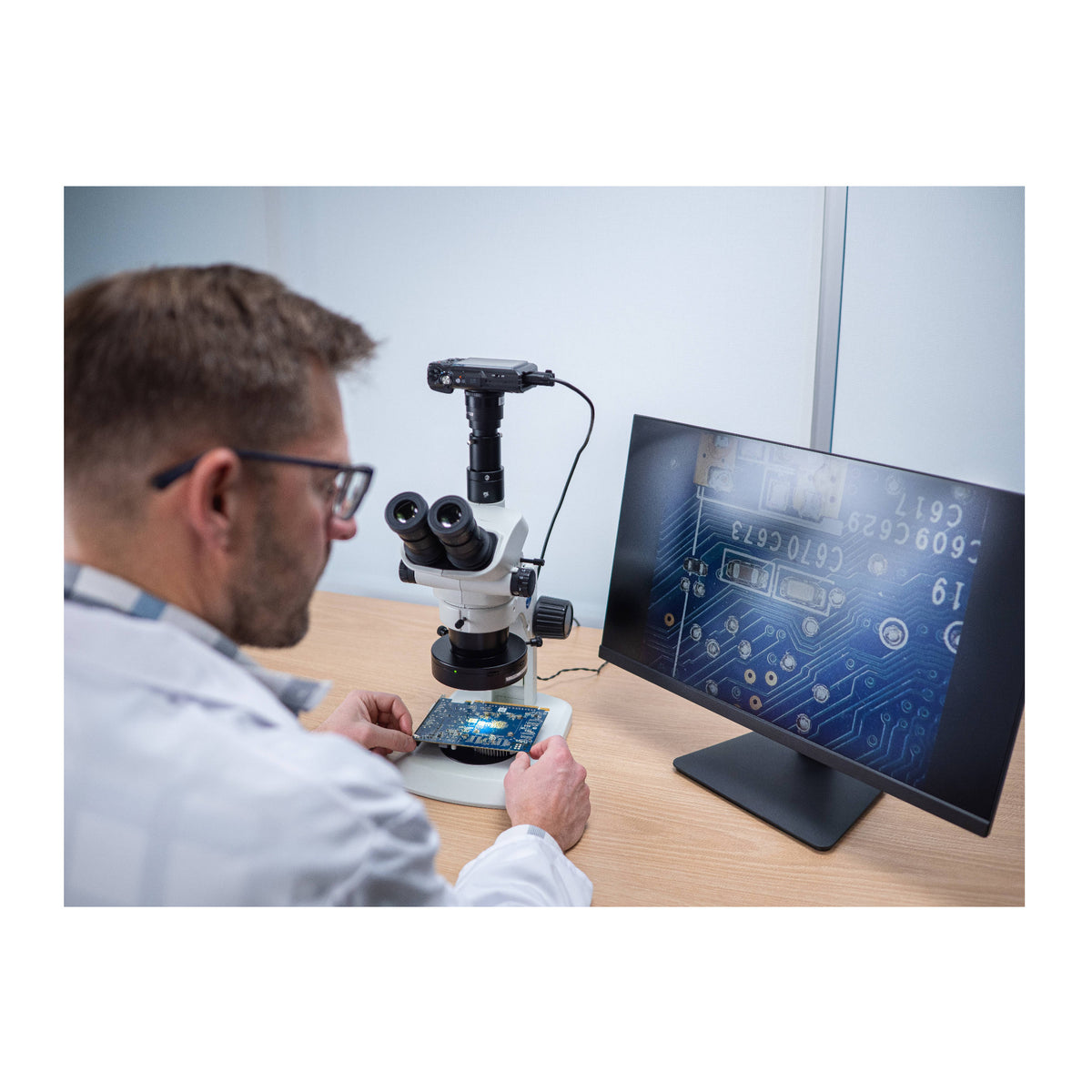 OM SYSTEM TG-7 INDUSTRY Digital Camera and NY-TGV Microscope Adapter Kit (Black)