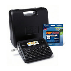 Brother P-touch PT-D610BT Label Maker with Hard Case and Laminated Tape Pack