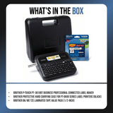 Brother P-touch PT-D610BT Label Maker with Hard Case and Laminated Tape Pack