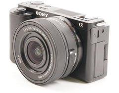 Sony ZV-E10 Mirrorless Camera with E PZ 16-50mm F3.5-5.6 OSS II Lens (Black) (Open Box)