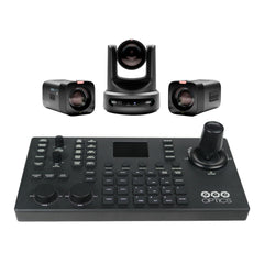 PTZOptics UHD 4K Move and Studio Camera Bundle w/ SuperJoy Controller (4 Items)