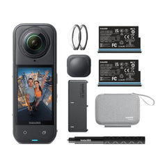 Insta360 X5 8K30 360 Degrees Action Camera with AI Stabilization Bundle (Black)