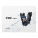 Insta360 X5 8K30 360 Degrees Action Camera with AI Stabilization Bundle (Black)