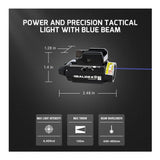 OLIGHT Baldr S Blue Beam 800 Lumens Magnetic USB Rechargeable Flashlight (Black) (Open Box)