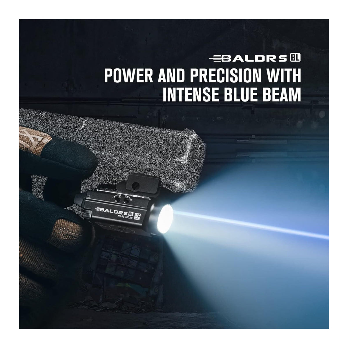 OLIGHT Baldr S Blue Beam 800 Lumens Magnetic USB Rechargeable Flashlight (Black) (Open Box)