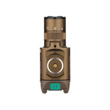 OLIGHT Baldr Pro R Rechargeable Tactical Light with Green Laser (Desert Tan)