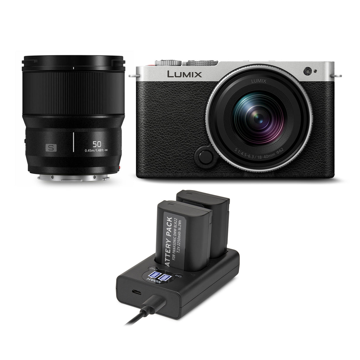 LUMIX S9 S Mirrorless Camera with 18-40mm Lens (Black) Bundle