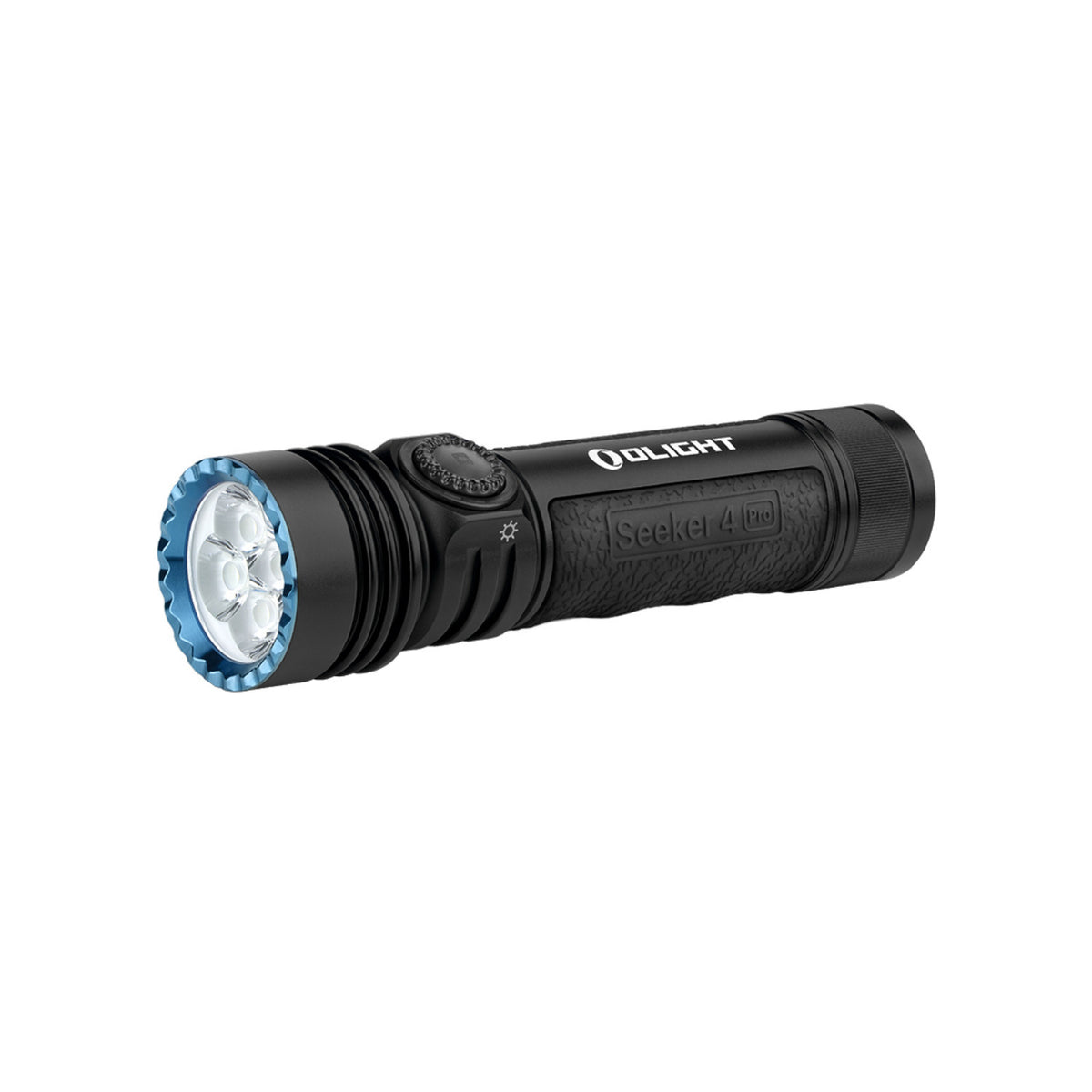 Olight Seeker 4 Pro Rechargeable LED Flashlight (Cool White, Matte Black) (Open Box)
