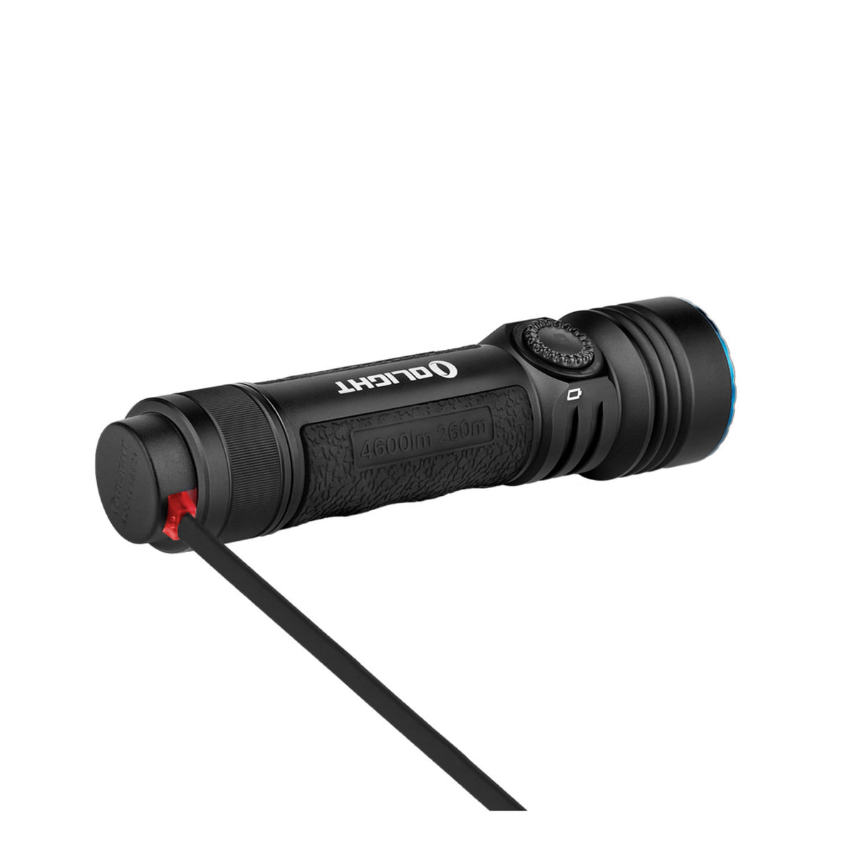 Olight Seeker 4 Pro Rechargeable LED Flashlight (Cool White, Matte Black) (Open Box)