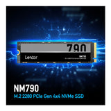 Lexar 8TB NM790 SSD PCIe Gen4 NVMe M.2 2280 Internal Solid State Drive