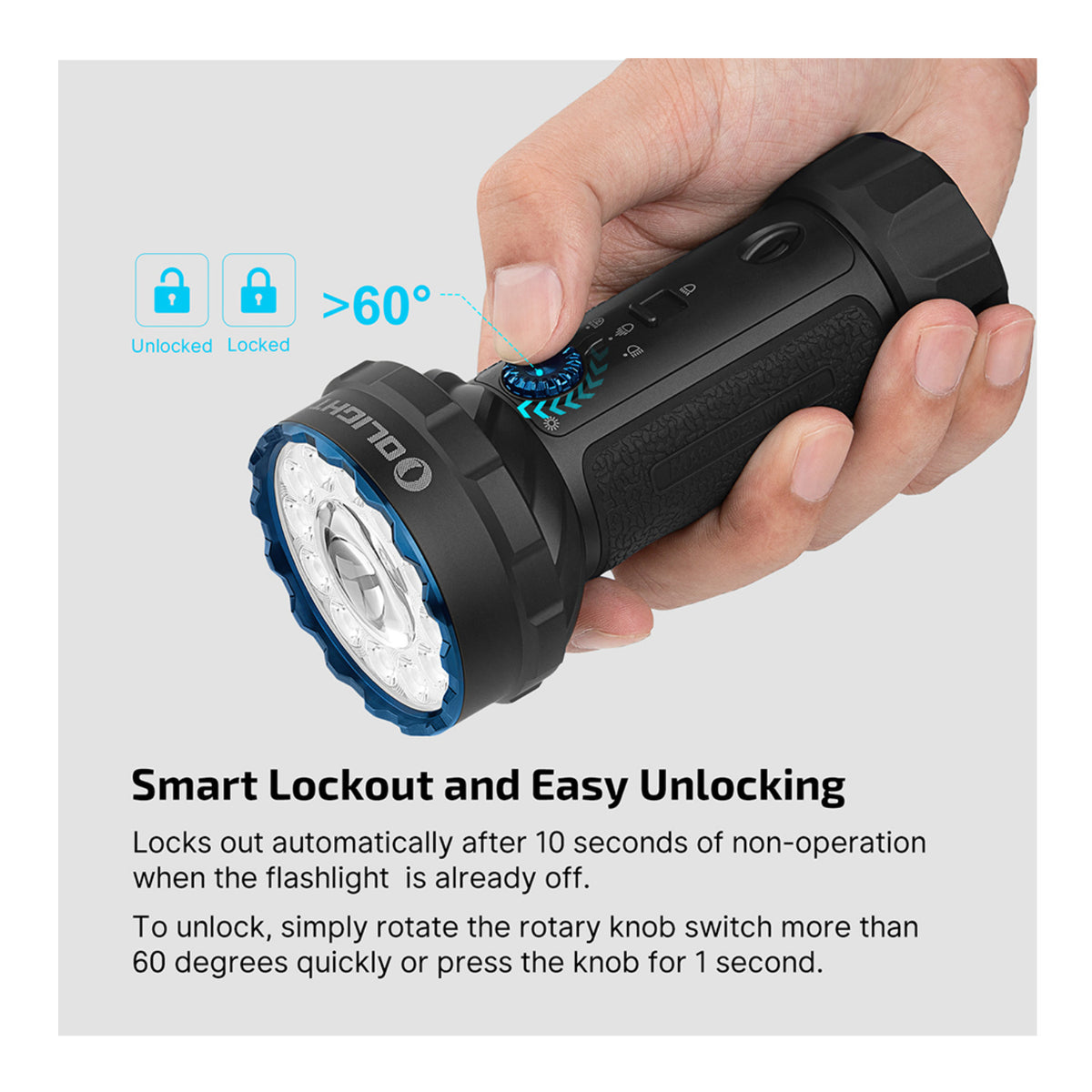 Olight Marauder Mini 2 10,000 Lumen Rechargeable Flashlight (Black) (Open Box)
