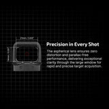 OSIGHT S Multi-Reticle 2 MOA Red Dot and 32 MOA Circle Sight with Charging Cover (Open Box)