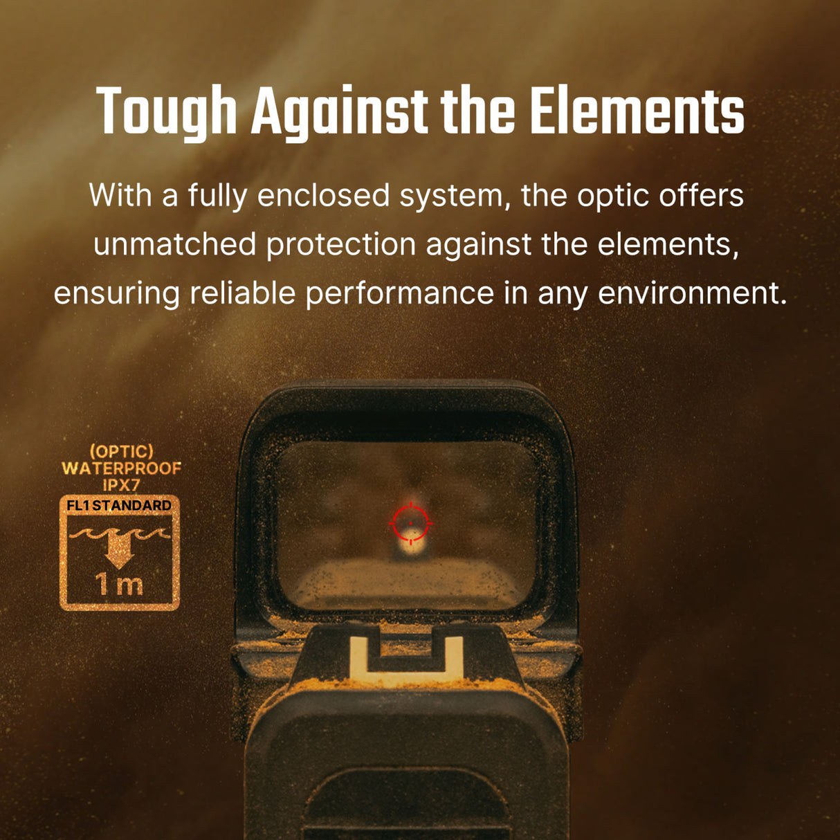 Osight SE 2 MOA Red Dot and 32 MOA Circle Sight with Parallax-free Performance