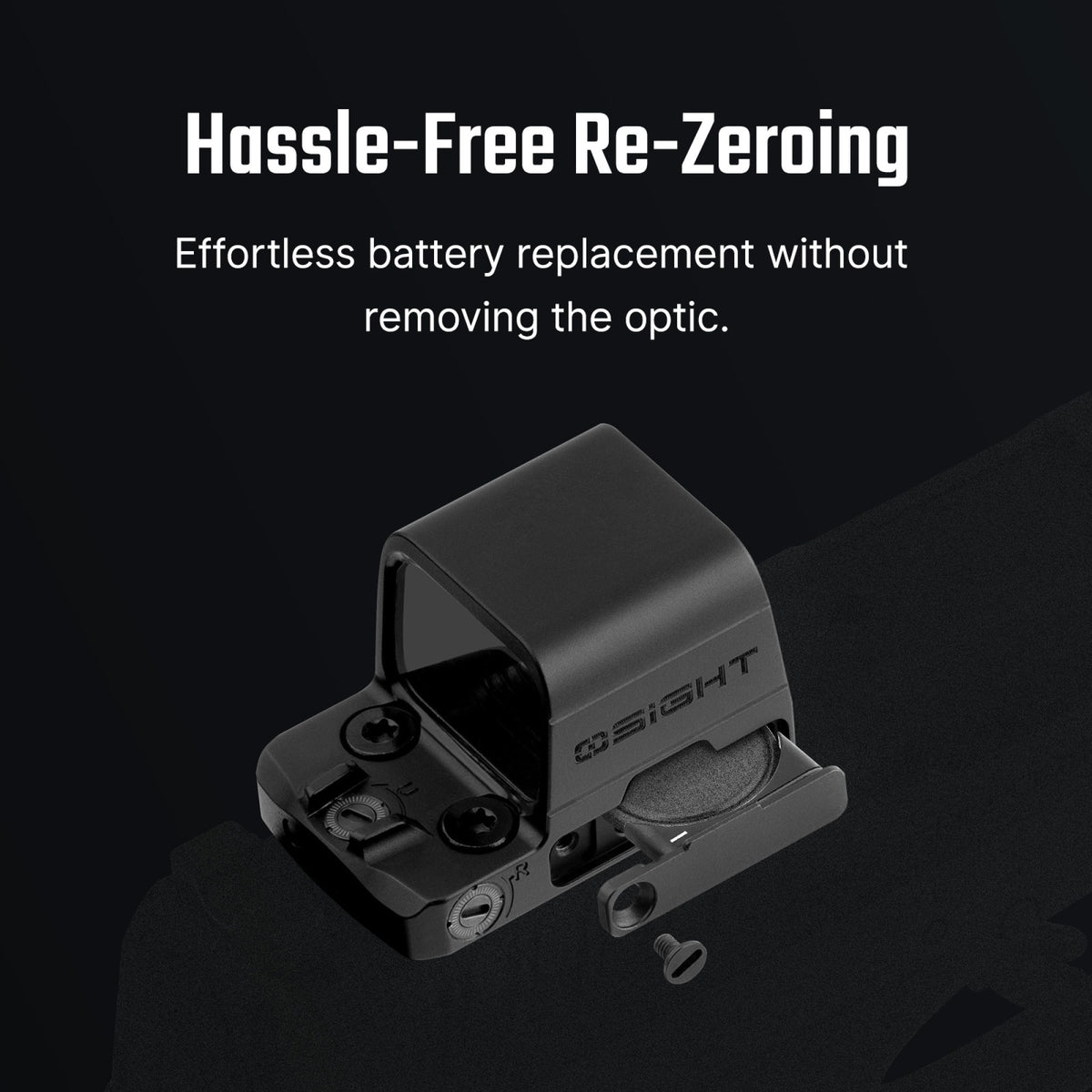 Osight SE 2 MOA Red Dot and 32 MOA Circle Sight with Parallax-free Performance