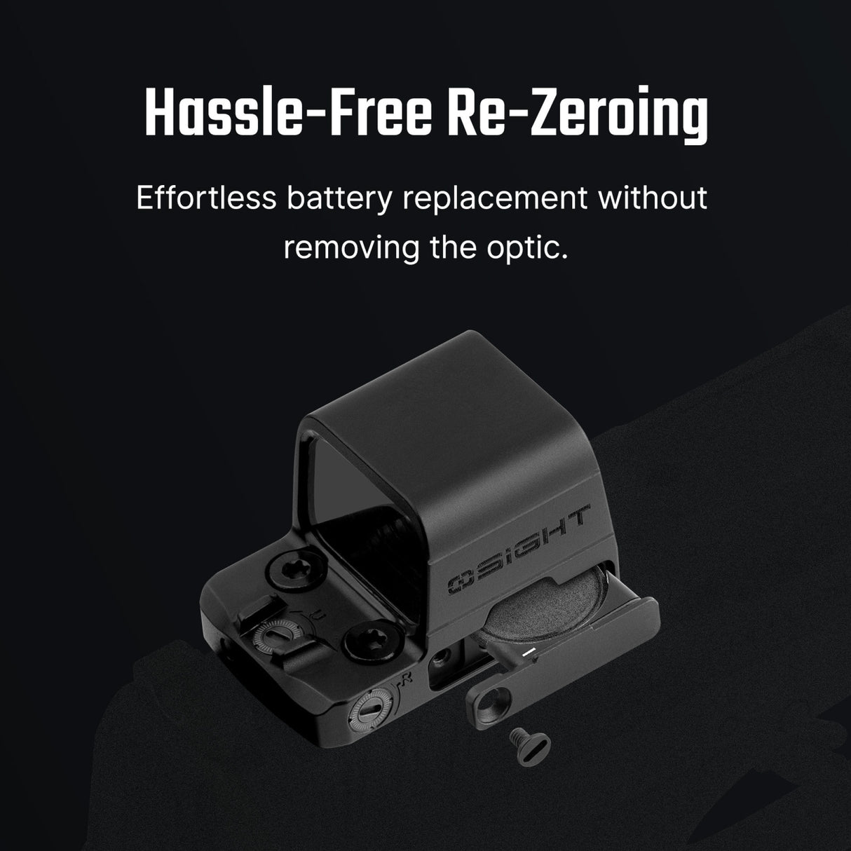 Osight SE 2 MOA Red Dot and 32 MOA Circle Sight with Parallax-free Performance