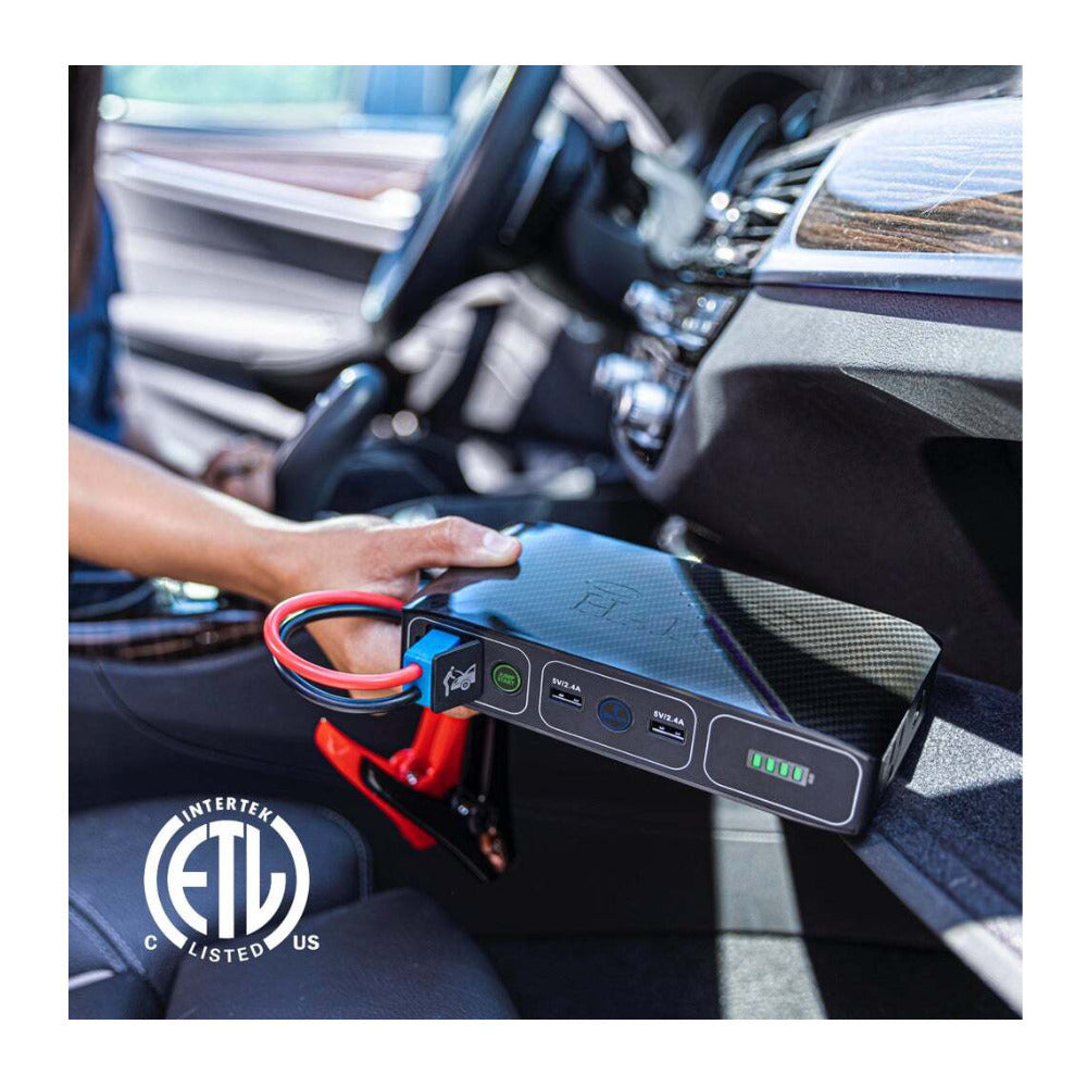 HALO Bolt ACDC Wireless 44400mWh Jump-Starting Power Bank (Black Graphite)