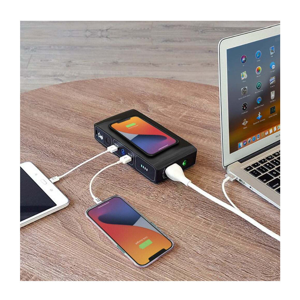 HALO Bolt ACDC Wireless 44400mWh Jump-Starting Power Bank (Black Graphite)