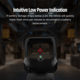 Osight C 3 MOA Red Dot and 32 MOA Circle Sight with Side-Loading Battery