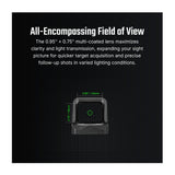 Osight C Multi-Reticle Green 3 MOA Dot & 32 MOA Circle Open Reflex Sight