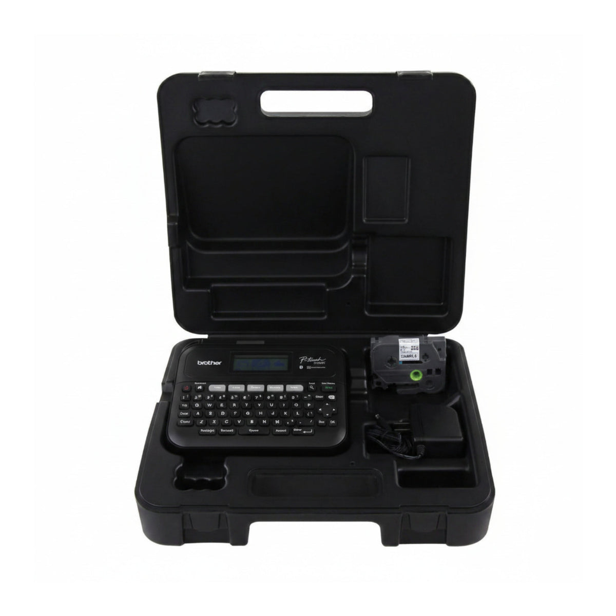 Brother P-Touch PT-D460BT, Portable Label Maker Case, Laminated Tape Value Pack