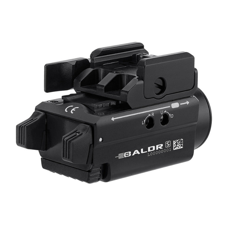 Olight Baldr S Pistol Flashlight 800 Lumens with Green Laser (Black)