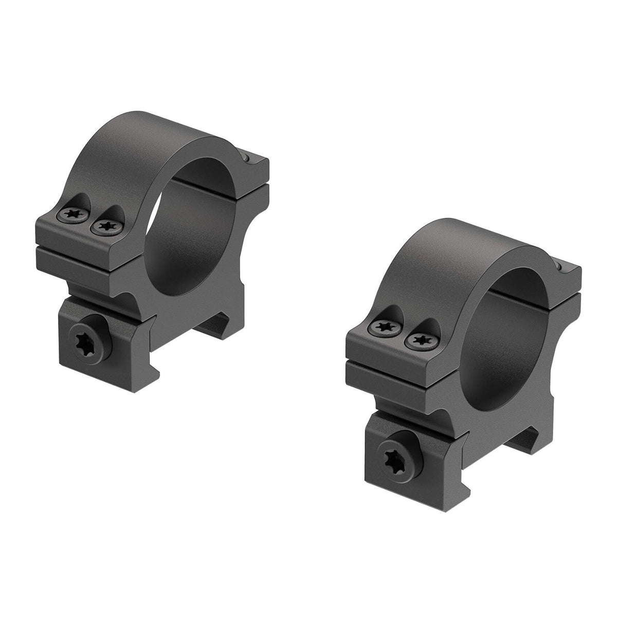 Leupold Open Range Cross-Slot Rings 1-Inch Low Matte Finish