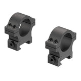 Leupold Open Range Cross-Slot Rings 1-Inch Medium Matte Finish